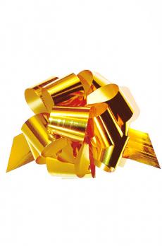 Бант шар золото метал 2,5х10 см