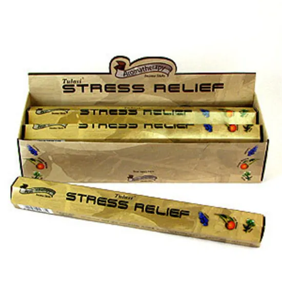 Благовония Tulasi Stress Relief (снятие стресса) шестигранник