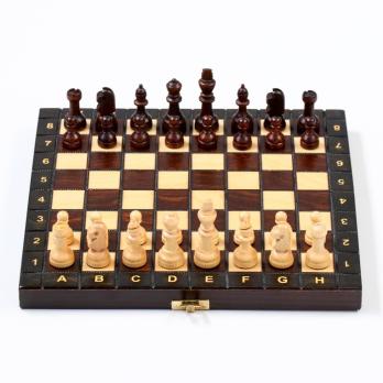 Шахматы ручной работы, 27 х 27 см, король h-6 см. пешка h-2.5 см 4963450