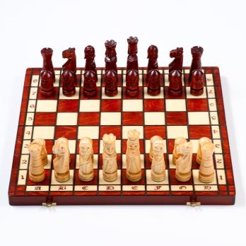 Шахматы польские Madon, ручная работа, 49 х 49 см, король h=12.5 см пешка h-6.5 см 4963451